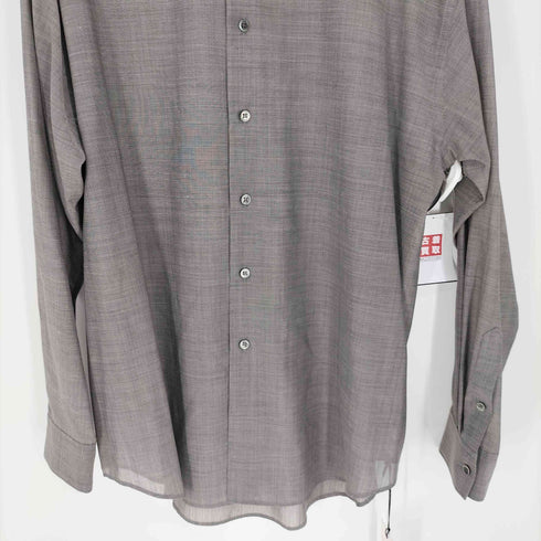 LAPIIS 24AW FINE WOOL CHAMBRAY SHIRT ファインウールシャンブレーシャツ メンズ JPN:1