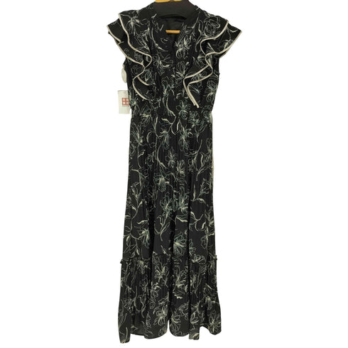 ダズリン dazzlin 25SS パイピングフラワープリーツワンピース レディース JPN:M