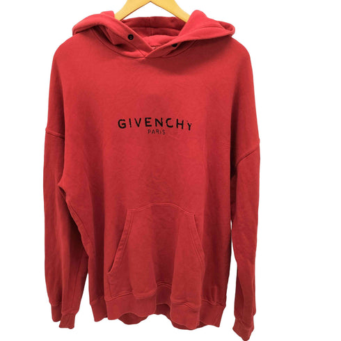 ジバンシィ GIVENCHY 19SS ロゴプリント プルオーバーパーカー メンズ import:XL