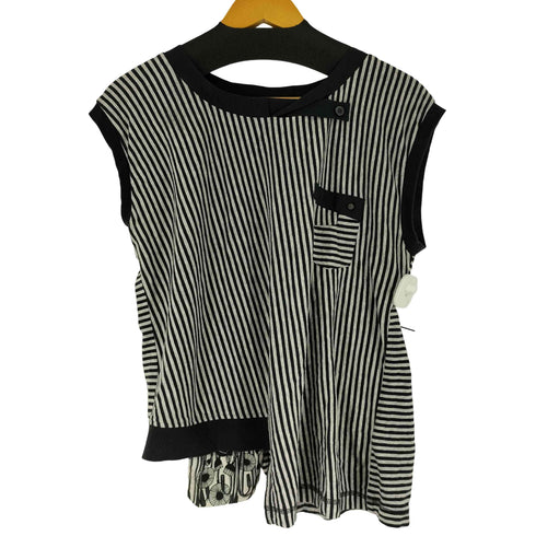 Vaison ボーダー アシンメトリーデザイン S/S トップス レディース JPN:L