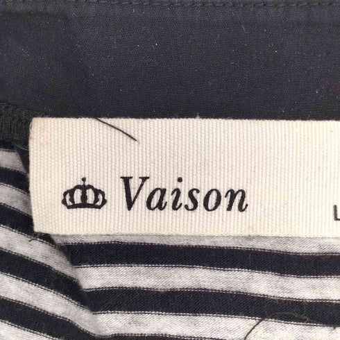 Vaison ボーダー アシンメトリーデザイン S/S トップス レディース JPN:L