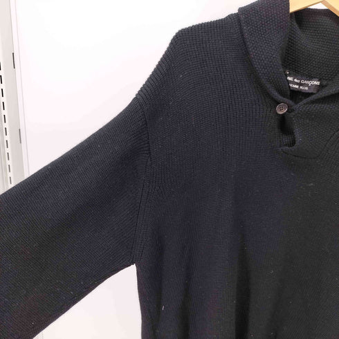 コムデギャルソンオムプリュス COMME des GARCONS HOMME PLUS ショールカラーニットセーター メンズ