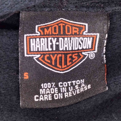 ハーレーダビッドソン HARLEY-DAVIDSON 2004年製ハートプリントパーカー レディース import:S
