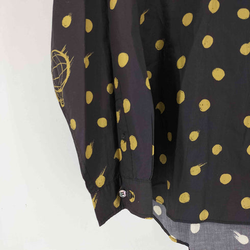 ツモリチサト TSUMORI CHISATO 総柄 ドット 猫柄シャツ レディース JPN:M