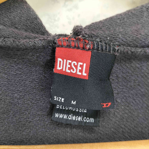 ディーゼル DIESEL ジップアップパーカー ロゴテープ Y2K レディース import:M