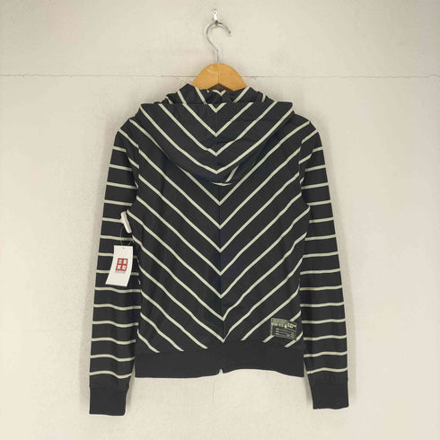 ジースターロー G-STAR RAW CHEVRON HOODED VEST SW WMN L/S ボーダージップアップパーカー レディース import:S