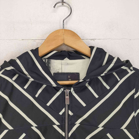 ジースターロー G-STAR RAW CHEVRON HOODED VEST SW WMN L/S ボーダージップアップパーカー レディース import:S