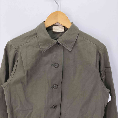 ユーエスアーミー U.S. ARMY 70S OG-107 UTILITY SHIRT ミリタリー シャツ メンズ 14