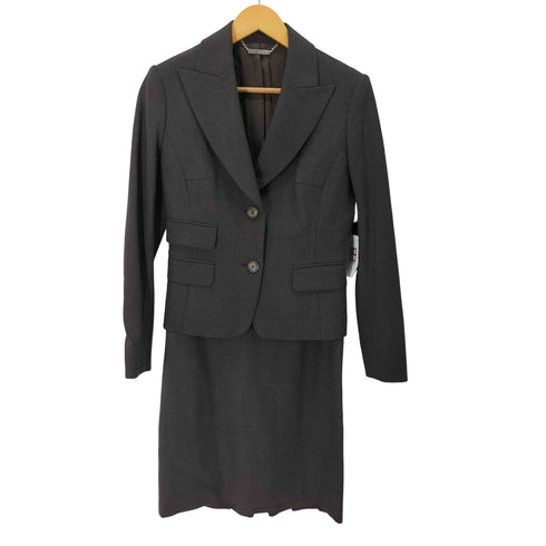 マイケルマイケルコース Michael Michael Kors 2B シングル テーラードジャケット & プリーツスカート 2枚 セットアップ レディース ジャケット:6 / スカート: 6&4