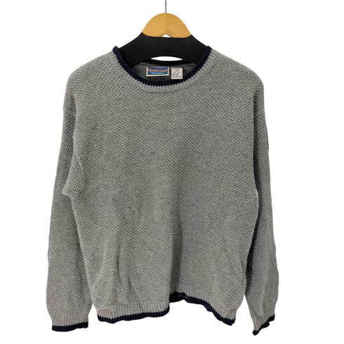 NORTH CREST 90S ラミー/コットン 混紡 ニット セーター メンズ import:M