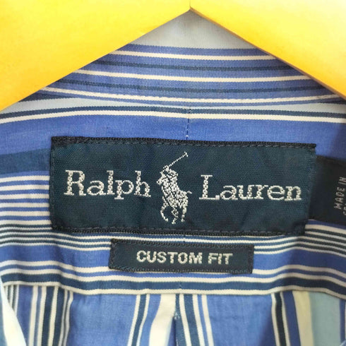 ラルフローレン RALPH LAUREN スモールポニー刺繍 ストライプ柄 L/S BDシャツ メンズ JPN:S