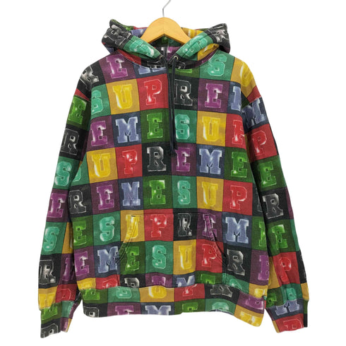 シュプリーム Supreme 20AW Blocks Hooded Sweatshirt ブロックス フーデッド プルオーバーパーカー マルチカラー メンズ import:M