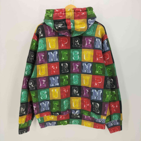 シュプリーム Supreme 20AW Blocks Hooded Sweatshirt ブロックス フーデッド プルオーバーパーカー マルチカラー メンズ import:M