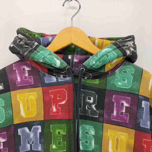シュプリーム Supreme 20AW Blocks Hooded Sweatshirt ブロックス フーデッド プルオーバーパーカー マルチカラー メンズ import:M