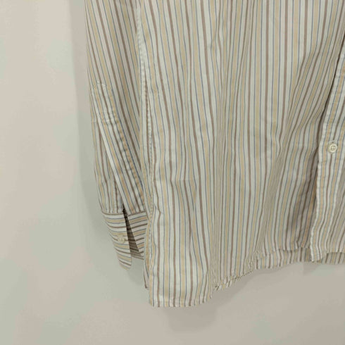 ディストリクトユナイテッドアローズ District UNITED ARROWS ラウンドカラー ストライプシャツ メンズ 39