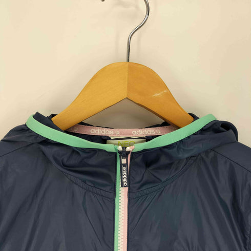 アディダス adidas adidas NEO フーデット ジップアップ ナイロン パーカー レディース JPN:M