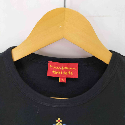 ヴィヴィアンウエストウッドレッドレーベル Vivienne Westwood RED LABEL オリゾンティ オーブ スリムフィット Tシャツ ピチT レディース import:S