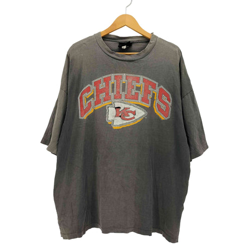 ロゴアスレチック LOGO ATHLETIC 90S USA製 ナショナルフットボールチーム クルーネック フェード Tシャツ メンズ import:XL