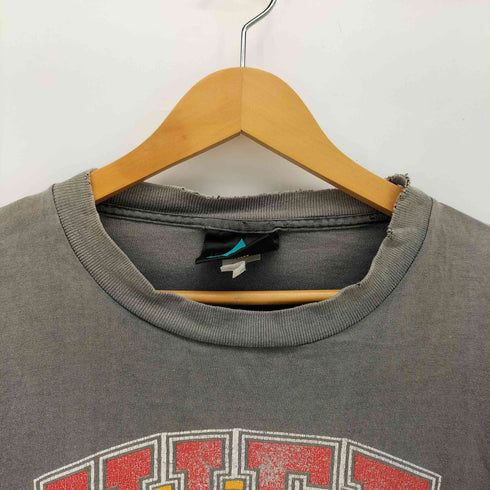 ロゴアスレチック LOGO ATHLETIC 90S USA製 ナショナルフットボールチーム クルーネック フェード Tシャツ メンズ import:XL