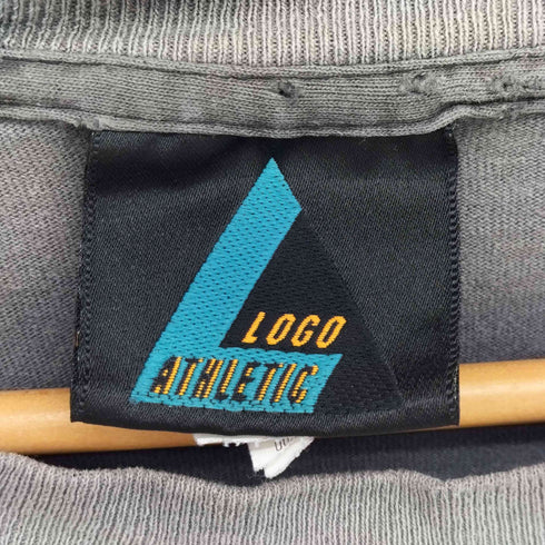 ロゴアスレチック LOGO ATHLETIC 90S USA製 ナショナルフットボールチーム クルーネック フェード Tシャツ メンズ import:XL