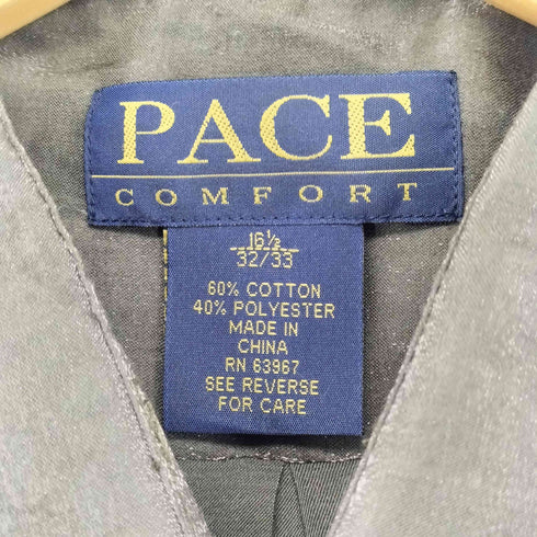 pace ラメ ドレスシャツ メンズ 16