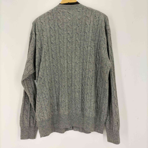 オーラリー AURALEE 24SS SUPER FINE CASHMERE SILK CABLE KNIT cardigan メンズ 5