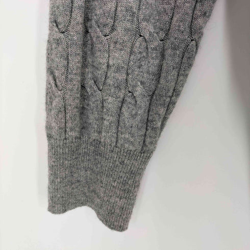 オーラリー AURALEE 24SS SUPER FINE CASHMERE SILK CABLE KNIT cardigan メンズ 5