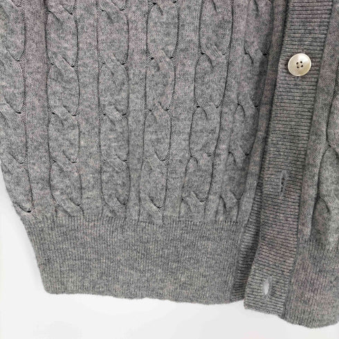 オーラリー AURALEE 24SS SUPER FINE CASHMERE SILK CABLE KNIT cardigan メンズ 5