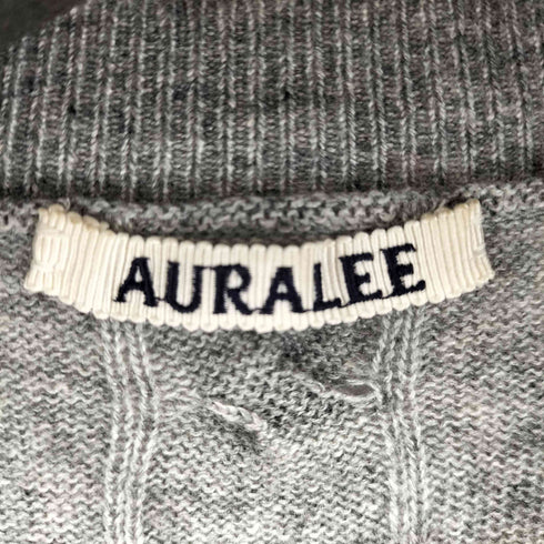 オーラリー AURALEE 24SS SUPER FINE CASHMERE SILK CABLE KNIT cardigan メンズ 5