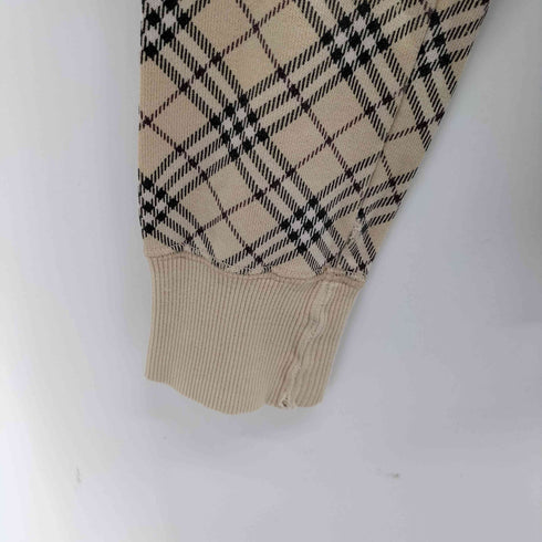 バーバリーロンドン BURBERRY LONDON ホース刺繍 ノバチェック トラック ジャケット ダブルジップ レディース EUR:38