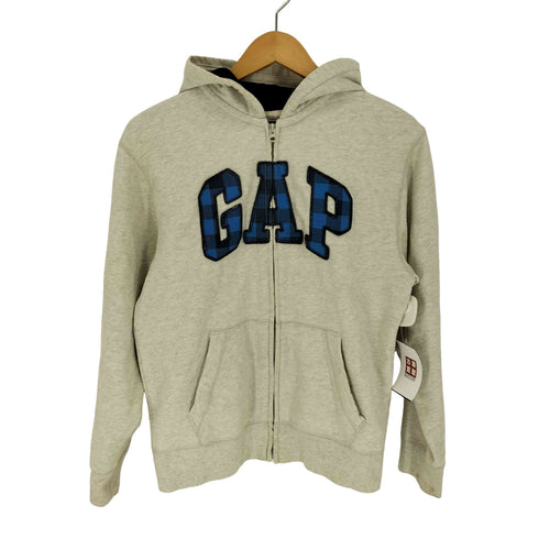 ギャップ Gap フード裏 サーマル ロゴ チェック柄 ジップアップ パーカー y2k メンズ JPN:XXL