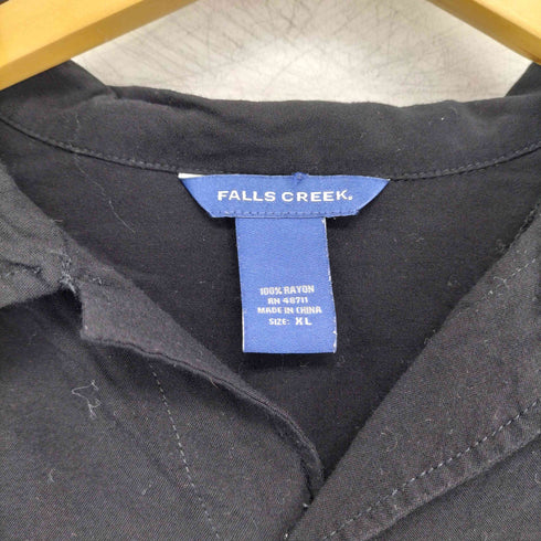 fallscreek レーヨン ハイビスカス アロハシャツ メンズ import:XL