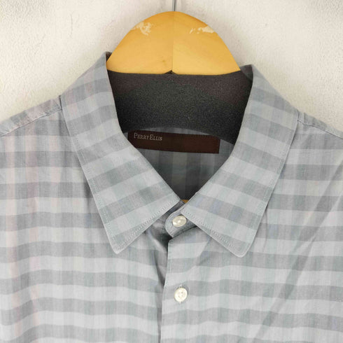 ペリーエリス PERRY ELLIS L/S チェック シャツ メンズ JPN:XL