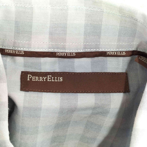 ペリーエリス PERRY ELLIS L/S チェック シャツ メンズ JPN:XL
