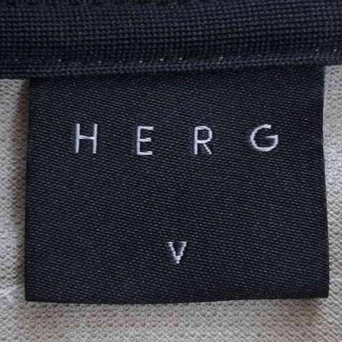 HERG BOX STAND COLLOR POLO MEN ボックス スタンド ポロシャツ メンズ