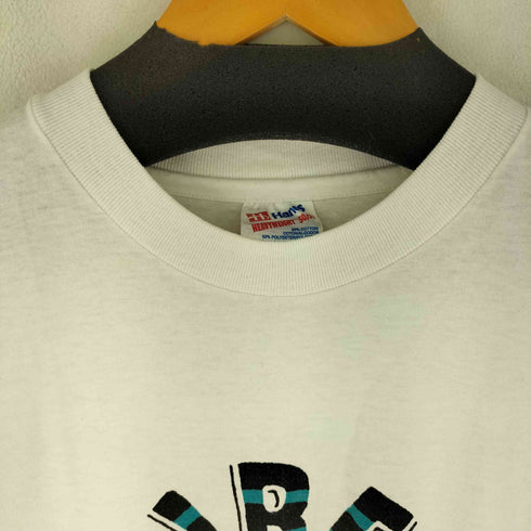 ヘインズ Hanes 90-00S MADE IN USA S/S フロントプリント Tシャツ メンズ JPN:L