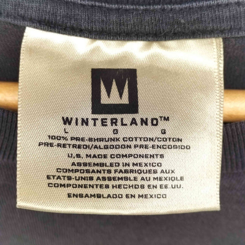 WINTERLANDボディ ヒップホップグループ 両面プリント クルーネックTシャツ メンズ import:L
