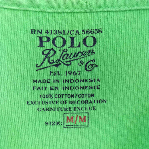 ポロラルフローレン POLO RALPH LAUREN ポニー刺繍 クルーネックTシャツ メンズ JPN:M