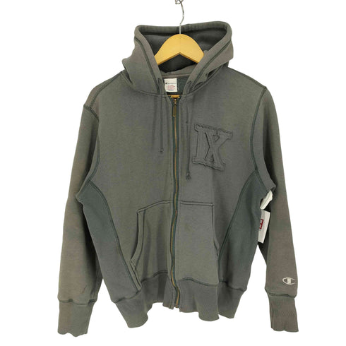 チャンピオン Champion 00S サイドリブ ジップアップ フーデット パーカー メンズ import:L