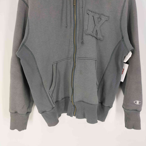 チャンピオン Champion 00S サイドリブ ジップアップ フーデット パーカー メンズ import:L