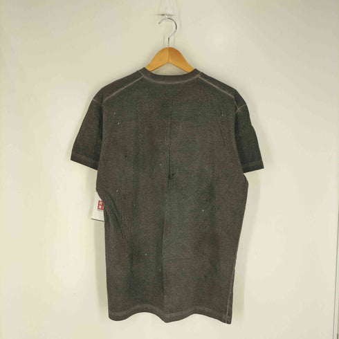 ディースクエアード DSQUARED2 17SS UOMO T-SHIRT ラインストーン ペイント クルーネックTシャツ メンズ import:L