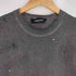ディースクエアード DSQUARED2 17SS UOMO T-SHIRT ラインストーン ペイント クルーネックTシャツ メンズ import:L