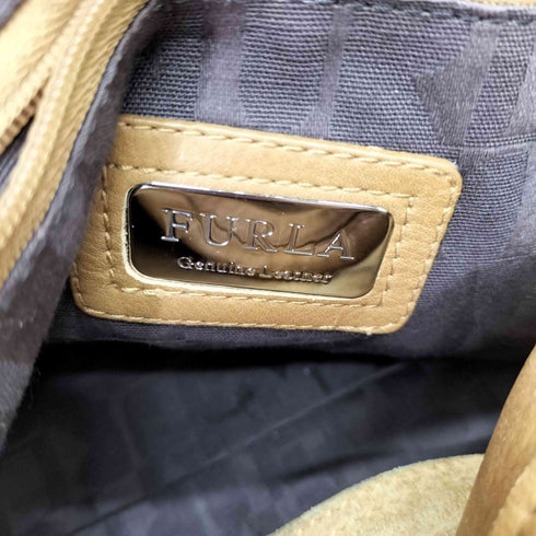 フルラ FURLA スウェード ハンドバッグ レディース