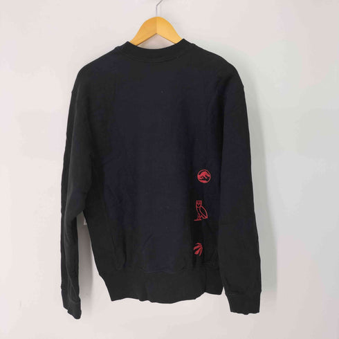 OVO October's Very Own ロゴ刺繍クルーネックスウェットトレーナー メンズ