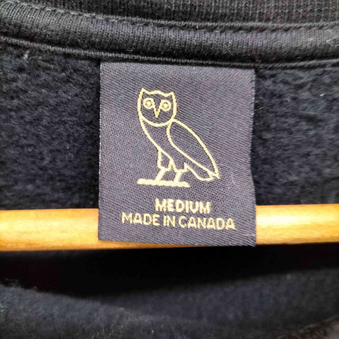 OVO October's Very Own ロゴ刺繍クルーネックスウェットトレーナー メンズ