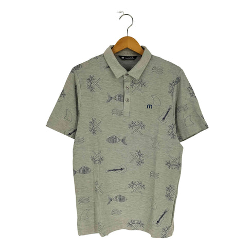 トラビスマシュー Travis Mathew Ocean Course Tropical AOP Short Sleeve Polo Shirt トロピカル 半袖ポロシャツ メンズ import:S