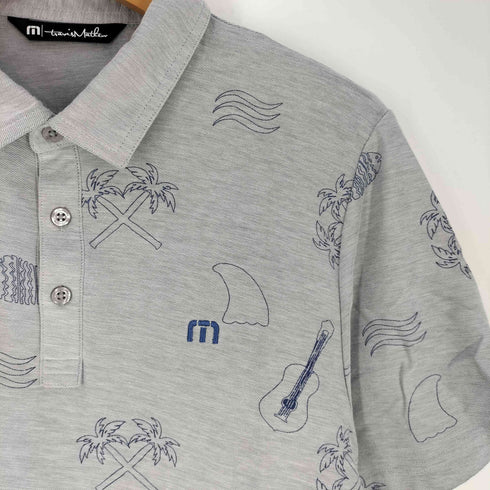 トラビスマシュー Travis Mathew Ocean Course Tropical AOP Short Sleeve Polo Shirt トロピカル 半袖ポロシャツ メンズ import:S