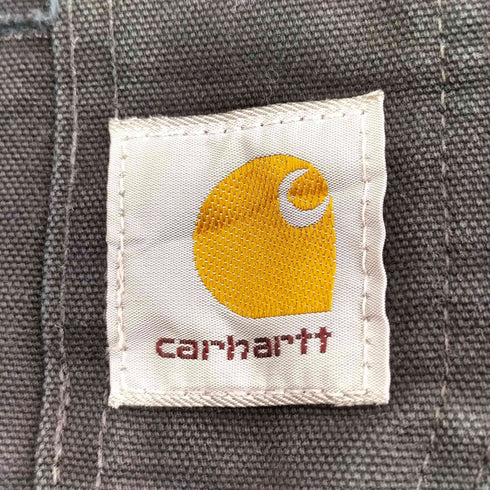 カーハート Carhartt メキシコ製 裏地キルティング ダブルニー オーバーオール メンズ 34×32