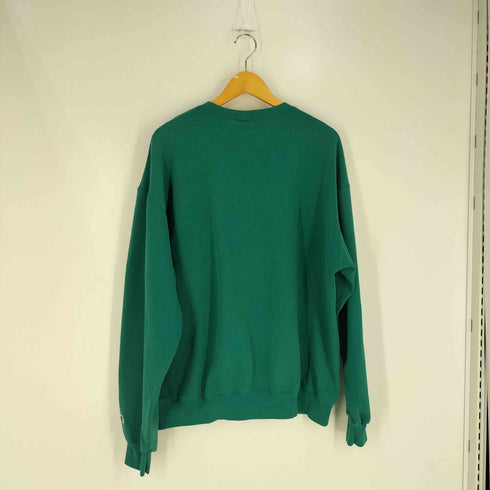チャンピオン Champion REVERSE WEAVE カレッジプリント コットンポリ クルーネックスウェット メンズ import:XL