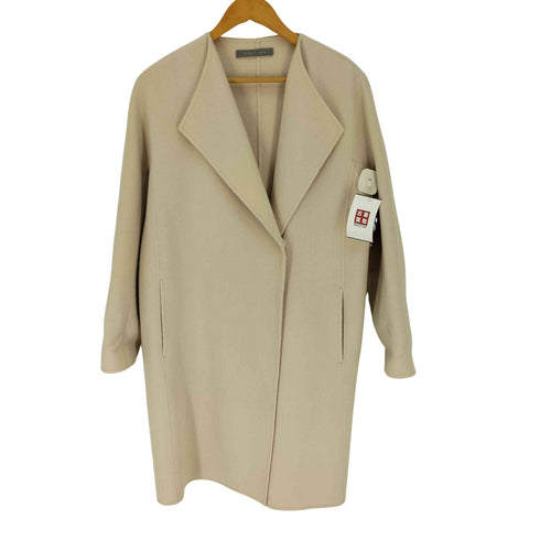セオリーリュクス theory luxe カシミヤ混 ウール ダブルフェイス ロング コート レディース 038